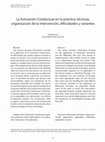 Research paper thumbnail of La Activación Conductual en la práctica: técnicas, organización de la intervención, dificultades y variantes