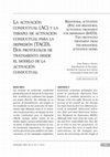 Research paper thumbnail of La activación conductual (AC) y la terapia de activación conductual para la depresión (TACD). Dos protocolos de tratamiento desde el modelo de la activación