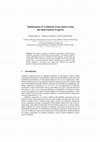 Research paper thumbnail of Optimization of arithmetic expressions using the dual polarity property