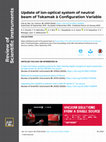 Research paper thumbnail of Update of ion-optical system of neutral beam of Tokamak à Configuration Variable