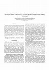 Research paper thumbnail of Weaving the Fabric of Mathematics: Grounding Mathematical Knowledge in Fibre Technologies