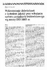 Research paper thumbnail of Wykorzystanie doświadczeń z systemem jakości przy wdrażaniu systemu zarządzania środowiskowego wg normy ISO 14001 (I)