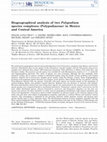 Research paper thumbnail of Biogeographical analysis of two Polypodium species complexes (Polypodiaceae) in Mexico and Central America