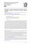 Research paper thumbnail of Intervention in family conflicts through mediation from the comparative perspective of Brazil and Portugal legislation