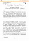 Research paper thumbnail of Fiscal Decentralization and Determinants of Property Tax Performance in Kenya: Cross-County Analysis