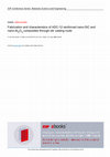 Research paper thumbnail of Fabrication and characteristics of ADC-12 reinforced nano-SiC and nano-Al2O3 composites through stir casting route