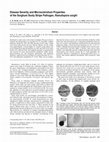 Research paper thumbnail of Disease Severity and Microsclerotium Properties of the Sorghum Sooty Stripe Pathogen, Ramulispora sorghi