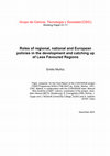 Research paper thumbnail of Roles of regional, national and European policies in the development and catching up of Less Favoured Regions