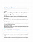 Research paper thumbnail of The Successful Management of Non-healing Extraoral Draining Sinus of Odontogenic Origin: A Report of Two Cases