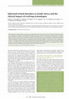 Research paper thumbnail of Inherited retinal disorders in South Africa and the clinical impact of evolving technologies