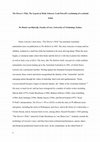 Research paper thumbnail of The Drover's Wife, The Legend of Molly Johnson: Leah Purcell's reclaiming of a colonial fetish