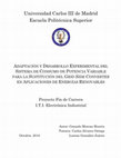 Research paper thumbnail of Adaptación y desarrollo experimental del sistema de consumo de potencia variable para la sustitución del Grid Side Converter en aplicaciones de energías renovables