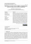 Research paper thumbnail of Digital literacy practices of novice English as a foreign language teacher in writing research articles for publication