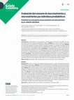 Research paper thumbnail of Evaluación del consumo de macronutrientes y micronutrientes por individuos prediabéticos