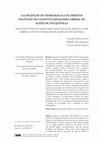 Research paper thumbnail of A Concepção De Democracia e De Direitos Fundamentais No Constitucionalismo Liberal De Alexis De Tocqueville