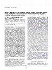 Research paper thumbnail of Higher magnitude accumbal phasic firing changes among core neurons exhibiting tonic firing increases during cocaine self-administration