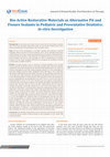 Research paper thumbnail of Bio-Active Restorative Materials as Alternative Pit and Fissure Sealants in Pediatric and Preventative Dentistry: In Vitro Investigation