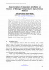 Research paper thumbnail of Determination of Galendo’s Shelf Life on Various of Storage Temperatures by Arrhenius Method