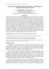 Research paper thumbnail of Do Economic Factors Dominate Happiness: A Comparison of Western and Eastern Cultures