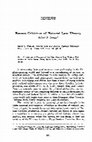 Research paper thumbnail of Recent Criticism of Natural Law Theory (reviewing Natural Law and Justice by Lloyd L. Weinreb)