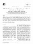 Research paper thumbnail of Sulfur dioxide abatement costs and compliance with health-based standards: the case of copper smelters