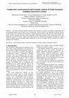 Research paper thumbnail of Comparative environmental and economic analysis of south european building constructive systems