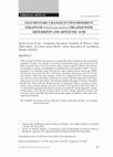 Research paper thumbnail of ALTERAÇÕES TEGUMENTARES EM DUAS DIFERENTES LINHAGENS DE Schistosoma mansoni SUBMETIDAS A TRATAMENTO COM ARTEMISININA E ÁCIDO ARTESÚNICO