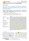 Research paper thumbnail of Vitex agnus-castus L.: Chemical characterization, enantiomeric distribution, and antibacterial efficacy of the essential oil from north-central Nigeria