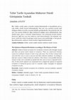 Research paper thumbnail of Tefsir Tarihi Açısından Mükerrer Nüzûl Görüşünün Tenkidi