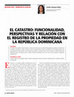 Research paper thumbnail of El catastro y el Registro