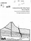 Research paper thumbnail of Continental Scientific Drilling Program thermal regimes: comparative site assessment geology of five magma-hydrothermal systems