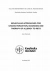 Research paper thumbnail of Allergens in dog extracts: Implication for diagnosis and treatment