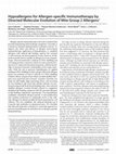 Research paper thumbnail of Hypoallergens for Allergen-specific Immunotherapy by Directed Molecular Evolution of Mite Group 2 Allergens