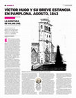 Research paper thumbnail of La aventura de viajar XII. “Víctor Hugo y su breve estancia en Pamplona. Agosto, 1843”, Diario de Navarra, 17 de agosto de 2024. Pág. 60.