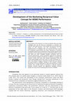 Research paper thumbnail of Development Of The Marketing Reciprocal Value Concept For Msme Performance