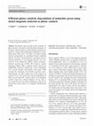 Research paper thumbnail of Efficient photo–catalytic degradation of malachite green using nickel tungstate material as photo–catalyst