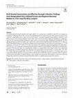 Research paper thumbnail of Brief Alcohol Interventions are Effective through 6 Months: Findings from Marginalized Zero-inflated Poisson and Negative Binomial Models in a Two-step IPD Meta-analysis