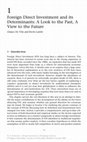 Research paper thumbnail of Foreign Direct Investment and its Determinants: A Look to the Past, A View to the Future