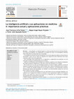 Research paper thumbnail of La inteligencia artificial y sus aplicaciones en medicina II: importancia actual y aplicaciones prácticas