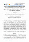 Research paper thumbnail of TINGKAT EFISIENSI WAKTU PENDARATAN IKAN TUNA SIRIP KUNING (Thunnus albacares) DI PELABUHAN PERIKANAN SAMUDERA (PPS) BUNGUS SUMATERA BARAT