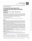 Research paper thumbnail of A structural homology approach for computational protein design with flexible backbone