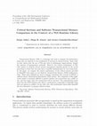 Research paper thumbnail of Critical Sections and Software Transactional Memory Comparison in the Context of a TLS Runtime Library