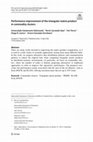 Research paper thumbnail of Performance improvement of the triangular matrix product in commodity clusters