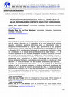 Research paper thumbnail of Propuesta multidimensional para el abordaje de la salud integral en el contexto educativo venezolano