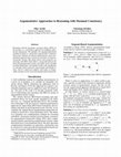 Research paper thumbnail of Argumentative Approaches to Reasoning with Maximal Consistency