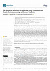 Research paper thumbnail of The Impact of Weekday-to-Weekend Sleep Differences on Health Outcomes among Adolescent Students