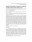 Research paper thumbnail of Evaluation of kenaf genotype for agronomic performance and fibre quality