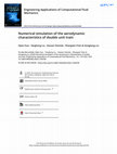 Research paper thumbnail of Numerical simulation of the aerodynamic characteristics of double unit train