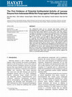 Research paper thumbnail of The First Evidence of Potential Antibacterial Activity of Laccase Enzyme from Indonesian White Rot Fungi against Pathogenic Bacteria