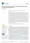 Research paper thumbnail of Learners’ Perceptions of Arabic Consonant Contrasts: Gender and Learning-Context Effects